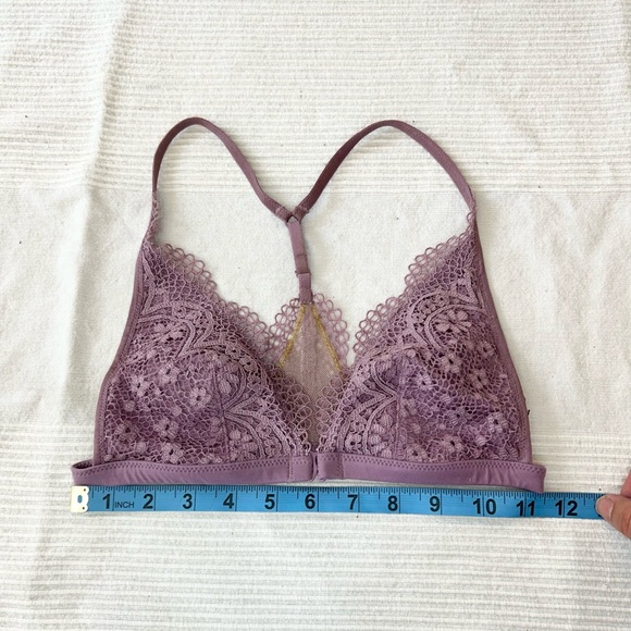 Body By Victoria's Secret T Back Bra Bralette Lace Front Closure - Picture 9 of 15